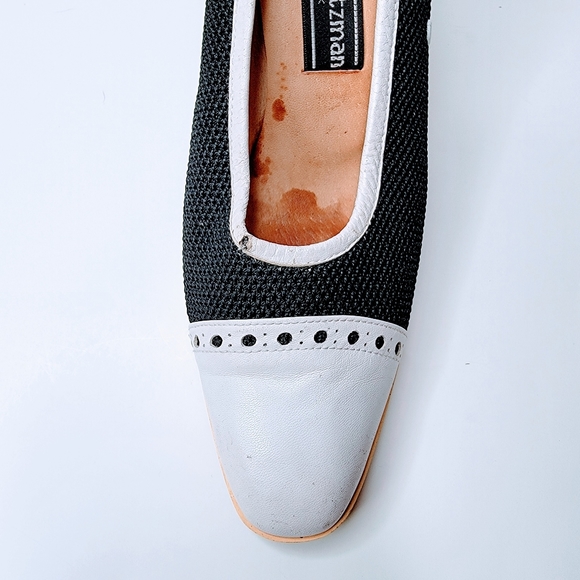 Stuart Weitzman | Vintage Spectator Heel Shoes 7.5 - Picture 7 of 16